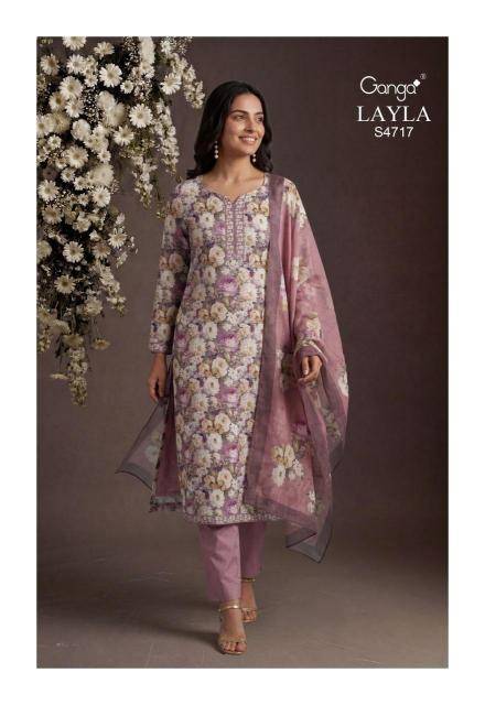 Ganga layla 4717 Dress material online shopping